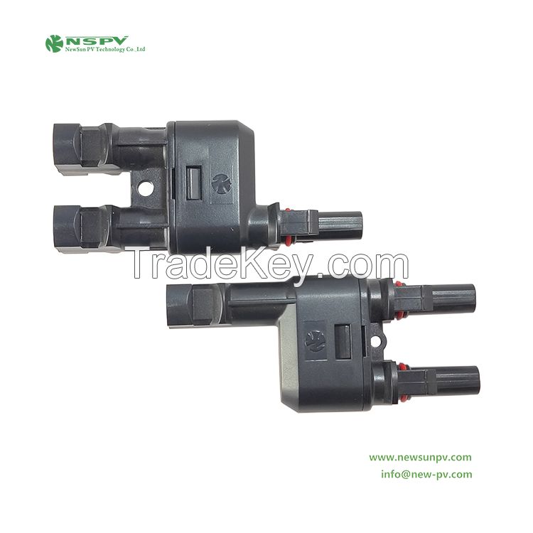 PV4.0 2 To 1 Branch Connector IP67 Solar Y Branch Connector