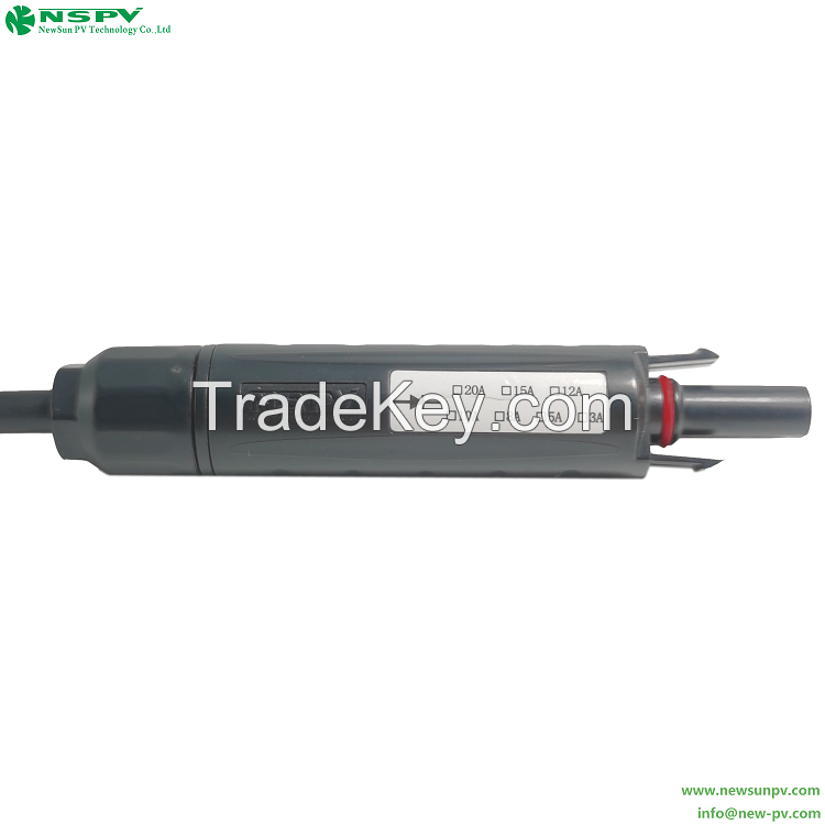 PV4.0 Solar Diode Connector 1000VDC 30A mc4 Inline Solar Bocking Diode For Photovoltaic System