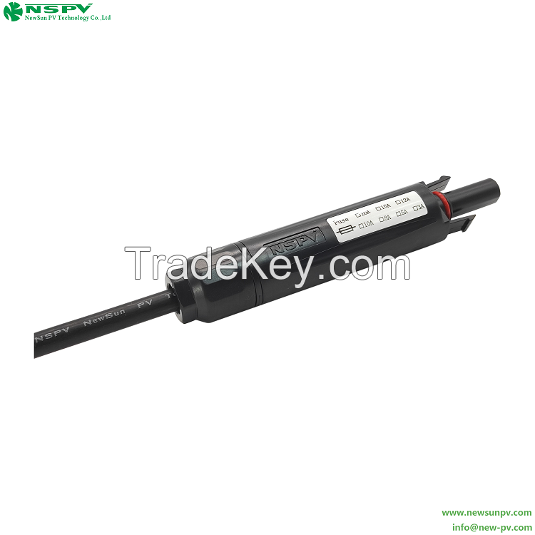 Good Quality Solar DC Fuse Connector IP68 Waterproof 1500VDC 50A Inline Fuse Connector