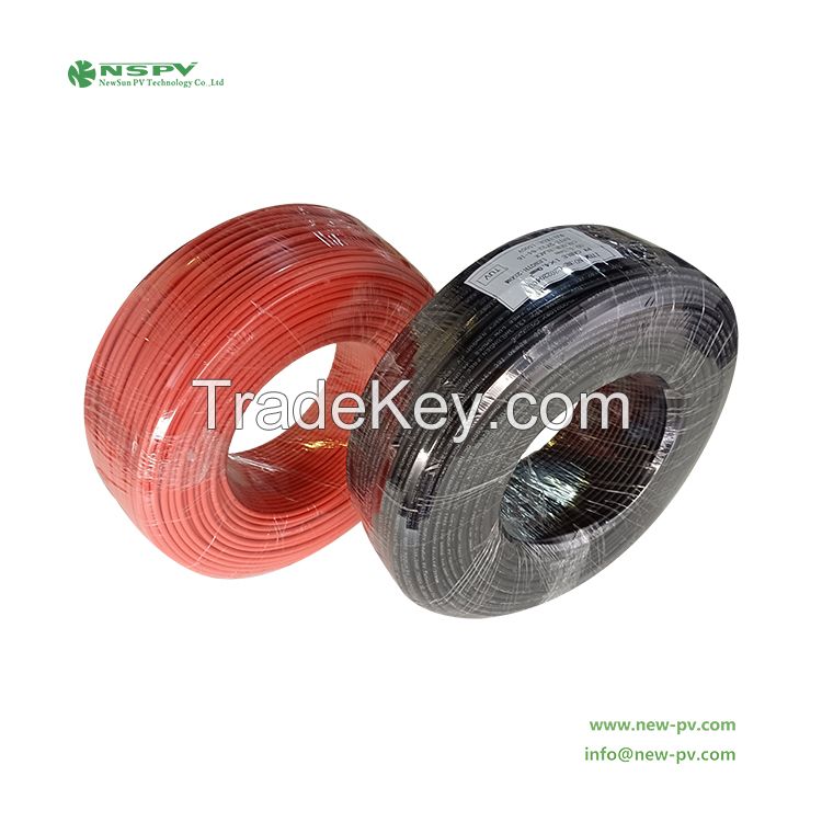 PV Solar DC Cable PV Solar Wire 2.5mm2 4mm2 6mm2 10mm2 1500V PV1-F 1000V