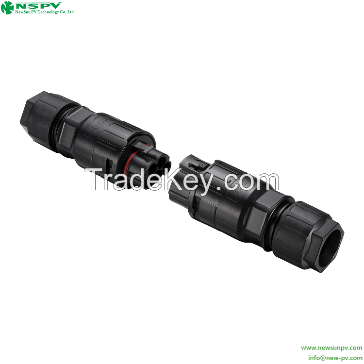 EN 61984 Standard 4P 5P Solar AC Connector For Solar Inverter IP68 Waterproof  AC Connector 5Cores