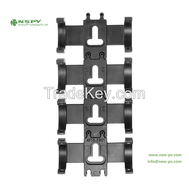 1500VDC Solar Fuse Connector Fixing Fastener Plastic Buckle Base For Fixing In Solar Panel Bracket