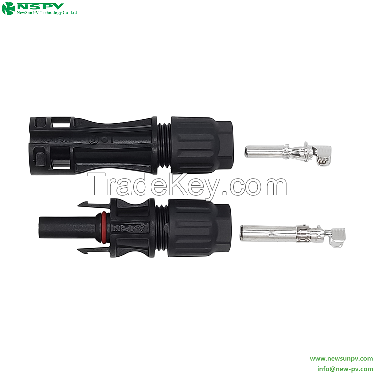 1500VDC 60A Solar Cable Connector With CU AL Terminal Pins Solar Electrical Connectors