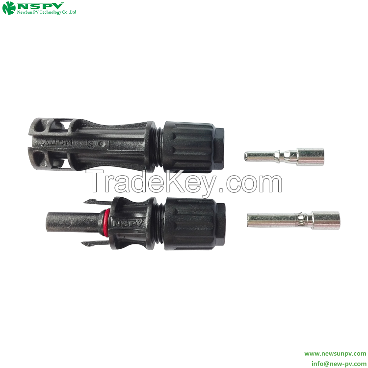 1500VDC 60A Solar Cable Connector With CU AL Terminal Pins Solar Electrical Connectors