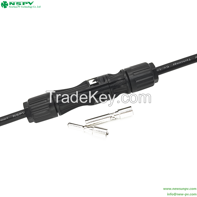 1500VDC Solar Cable Connector With CU AL Terminal Pins