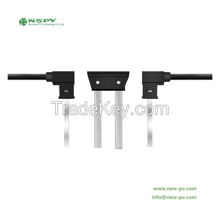 PV Edge Junction Box For Bifacial Solar Panel Connection Edge Connector For Solar Panel