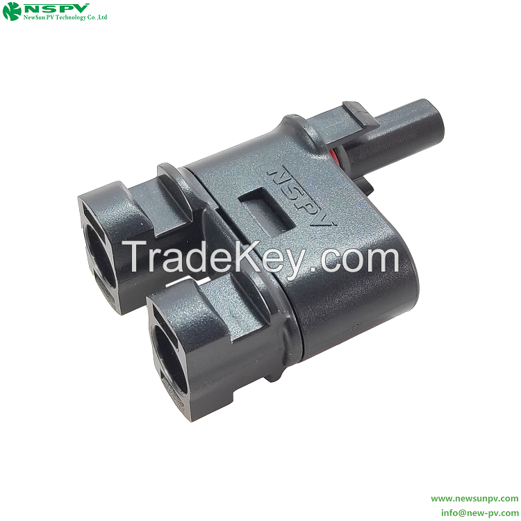 1500VDC Solar 2 To 1 Branch Connector Photovoltaic Branch Connector For Solar Energy System