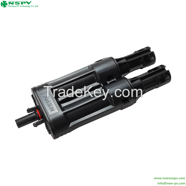 NSPV DC Solar Panel Fuse Connector Cable End 1500VDC 50A PV Panel Connector For Photovoltaic System