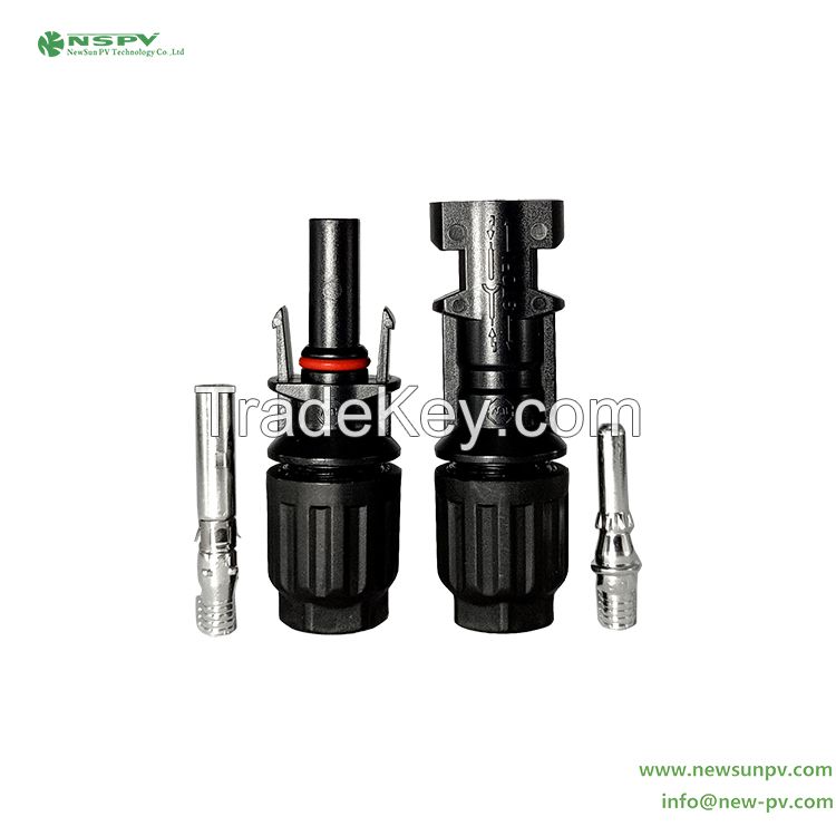 TUV Solar Wire Connectors PV Cable Connector Compatitable With mc4 Evo2 Connector 1000VDC 1.5-6mm2 Solar Connectors