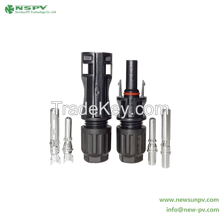 1500VDC Solar Cable Connector PV Electrical Connector Waterproof 35A Solar Connector