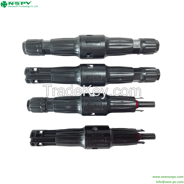 PV Fuse Connector 1500VDC 50A DC Fuse Connector IP68 Waterproof