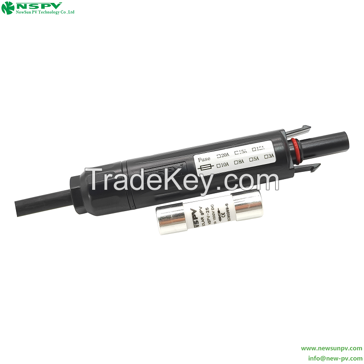 1000VDC 30A Solar Fuse Connectors Photovoltaic Fuse Connectors For Solar Energy System