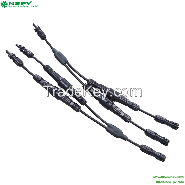 Solar Cable Harness 1500VDC 50A Solar Cables And Fuse Connectors Solar Cable Wiring