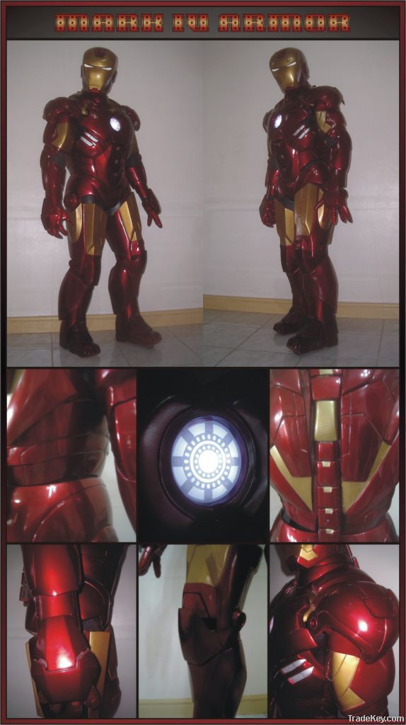 Iron Man Mk 4 Fiberglass Adult Standard Edition Armor Promo Costume