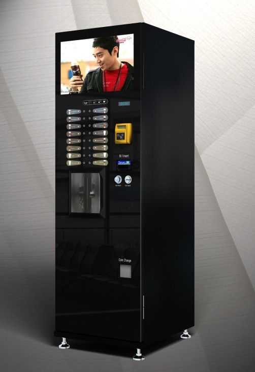 Big Lcd Screen Advertising Coffee Vending Machine (f308)