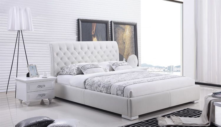 king size PU leather bed G002