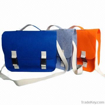 Bags with felt material
