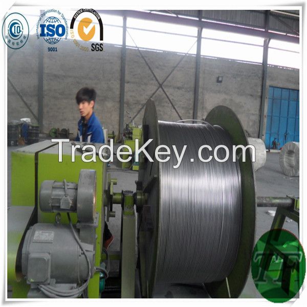 Steelmaking Deoxidizer Calcium Silicon / CaSi alloy Cored Wire China Supplier