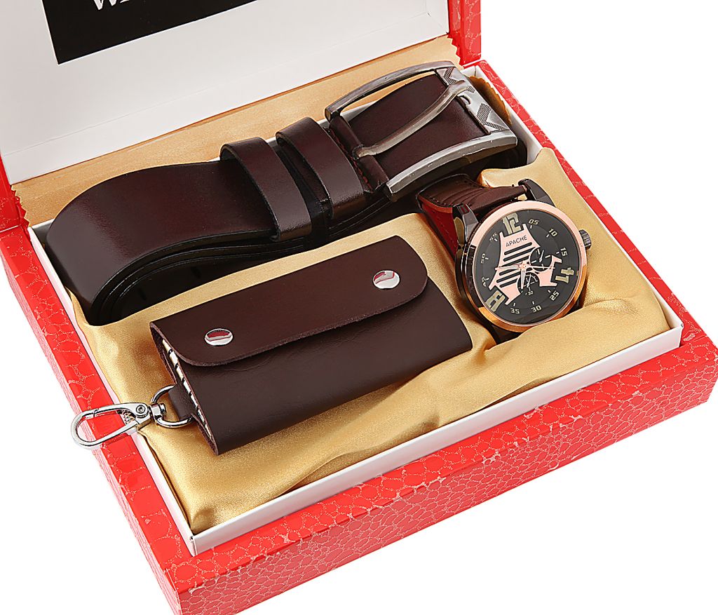 Apache watch , belt wallet with special box
