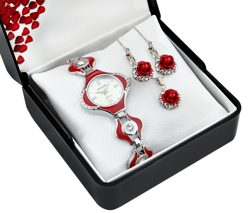 Apache watch , earring,necklace with special box