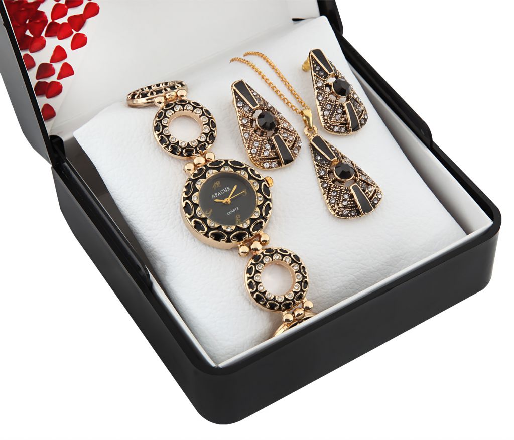Apache watch , earring,necklace with special box