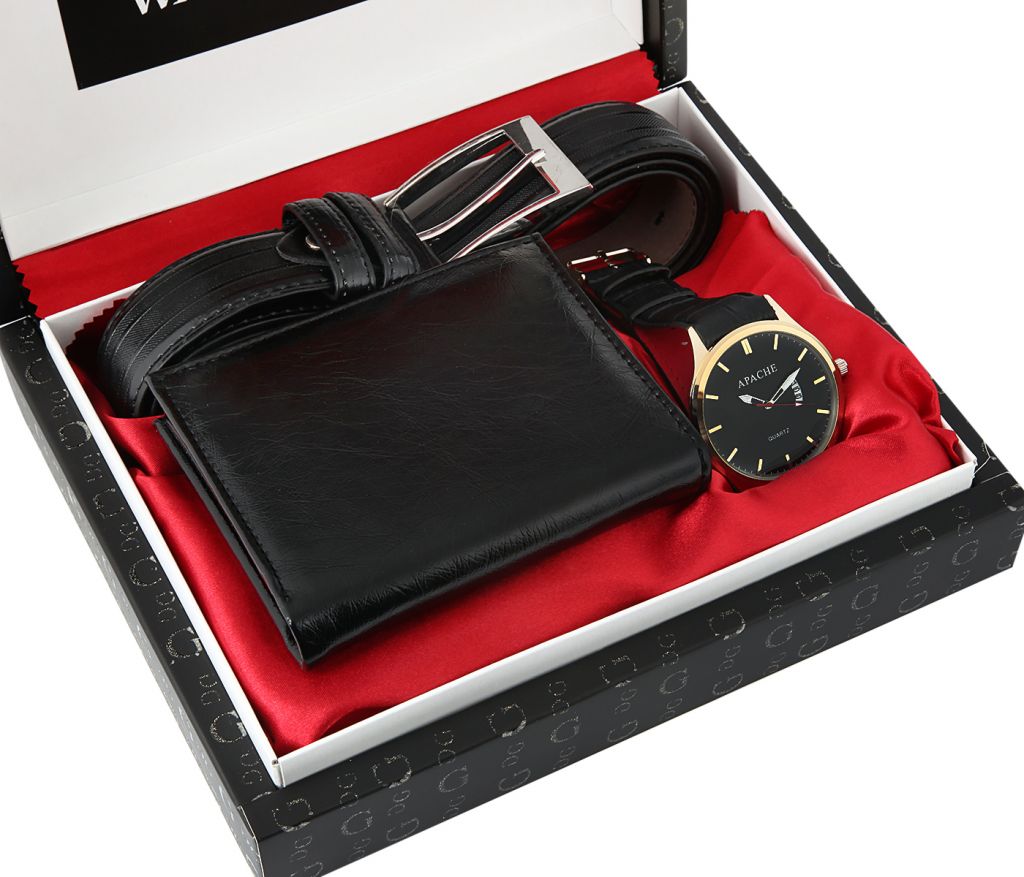 Apache watch , belt wallet with special box