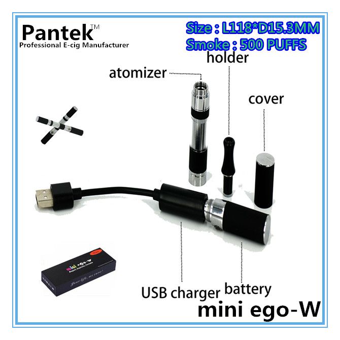 CE/RoHS MINI EGO-W wholesale e cigarette, Paypal is available! 