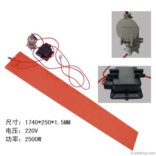 200L 55Gallon 125*1740*1.5MM 220V 1000W Silicone Oil Drum Heater