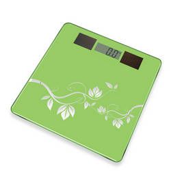 Solar bathroom scale