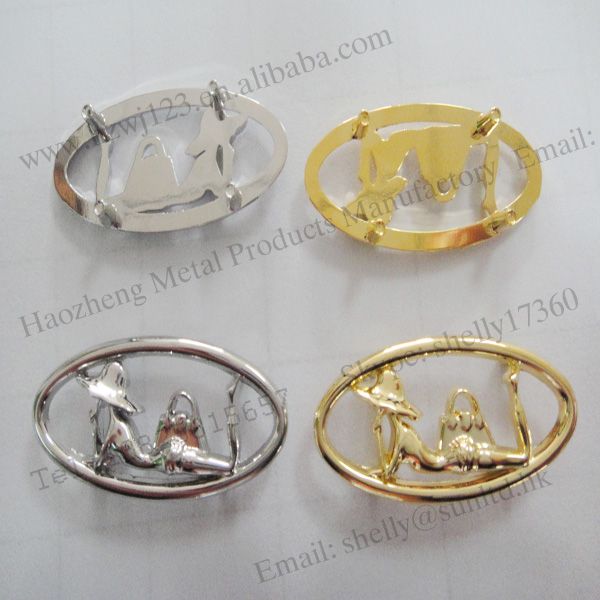 fashion aluminum laser logo&label