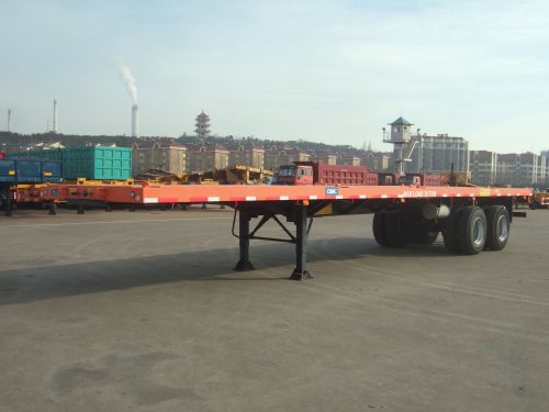 2 axle flat bed trailer