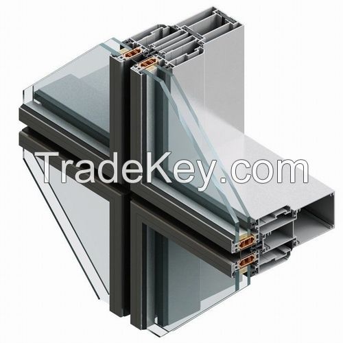 Extruded Aluminum Profile for Curtain Wall