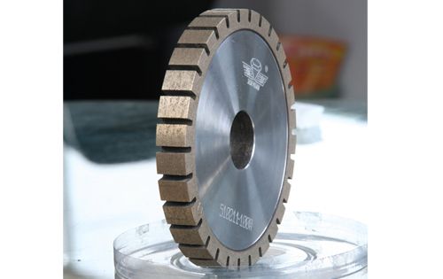 Glass processing grinding wheel