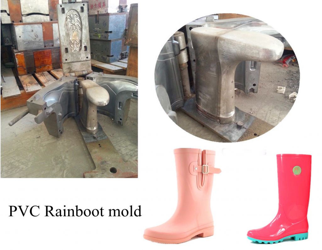 PVC crystal rainboot moulding maker