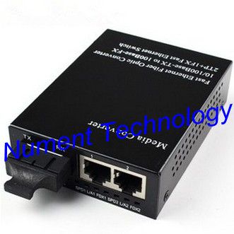 2 Ethernet port Universal Fiber optic transceiver