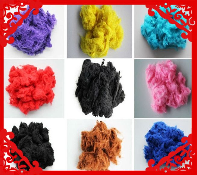 Virgin/Recycled polyester staple fiber In Colors 3D 7D 15D 32MM 64MM