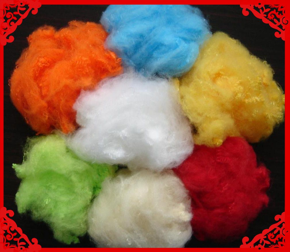 100% Virgin/Recycled Color Polyester Staple Fiber PSF for non-woven fabric