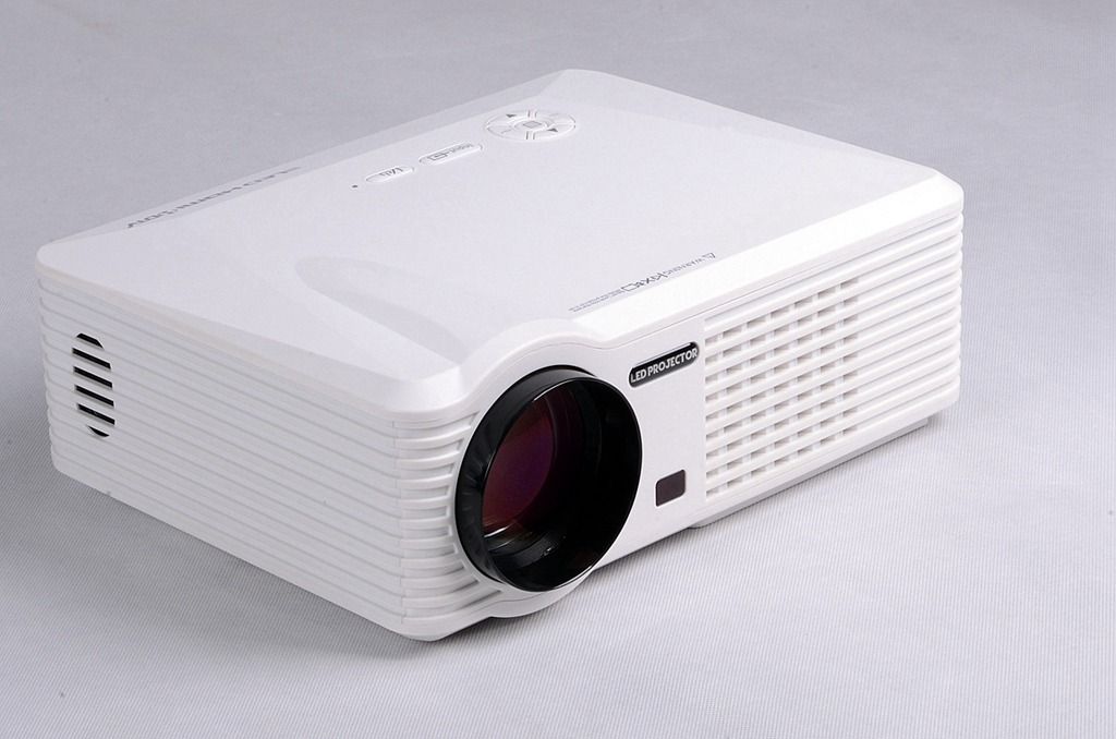 VIVIBRIGHT Projector PLED-S200 Double HDMI multimedia Projector, 2500ansi Lumens for Home Theater
