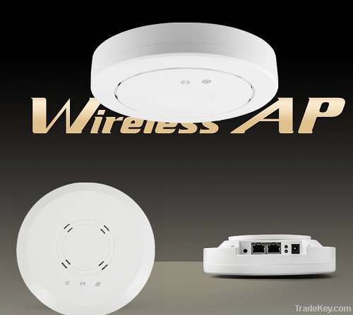 High power 300mbps ceiling AP POE Router for hotels