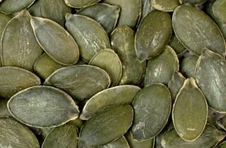 Pumpkin seeds grown without shell