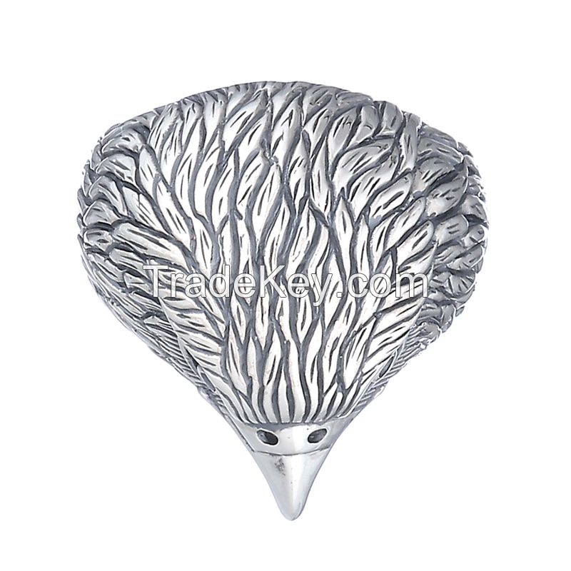 925 Sterling Silver Eagle Heard Ring