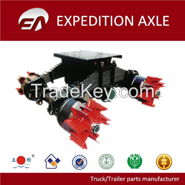 32T Germany type square bogie axle for trailers