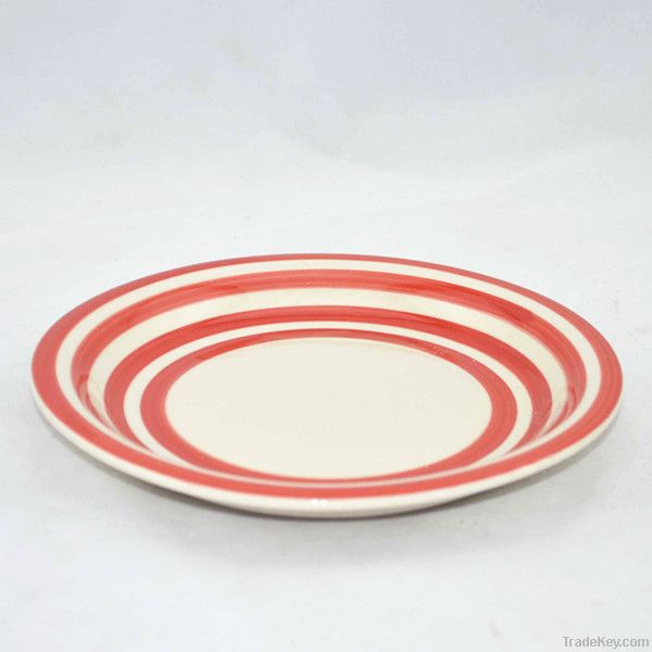 Restaurant use ceramic plates