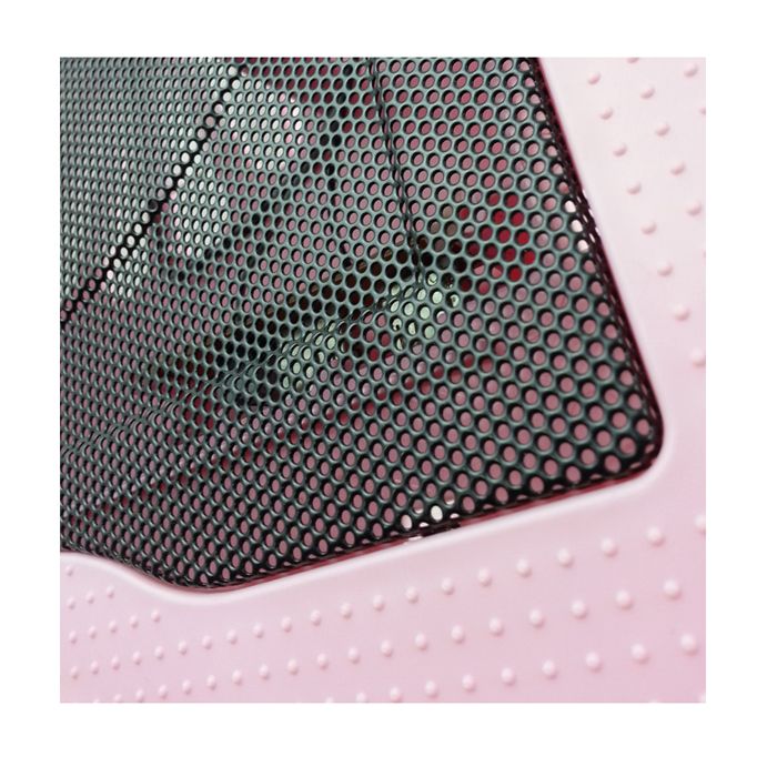 Girl favorite pink laptop cooling pad with one fan notebook stand