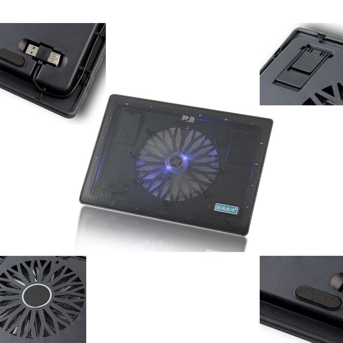 2014 modern laptop cooling for 14 inch notebook with one fan