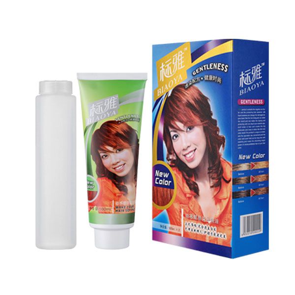NO ppd hair dye color with comb and glove