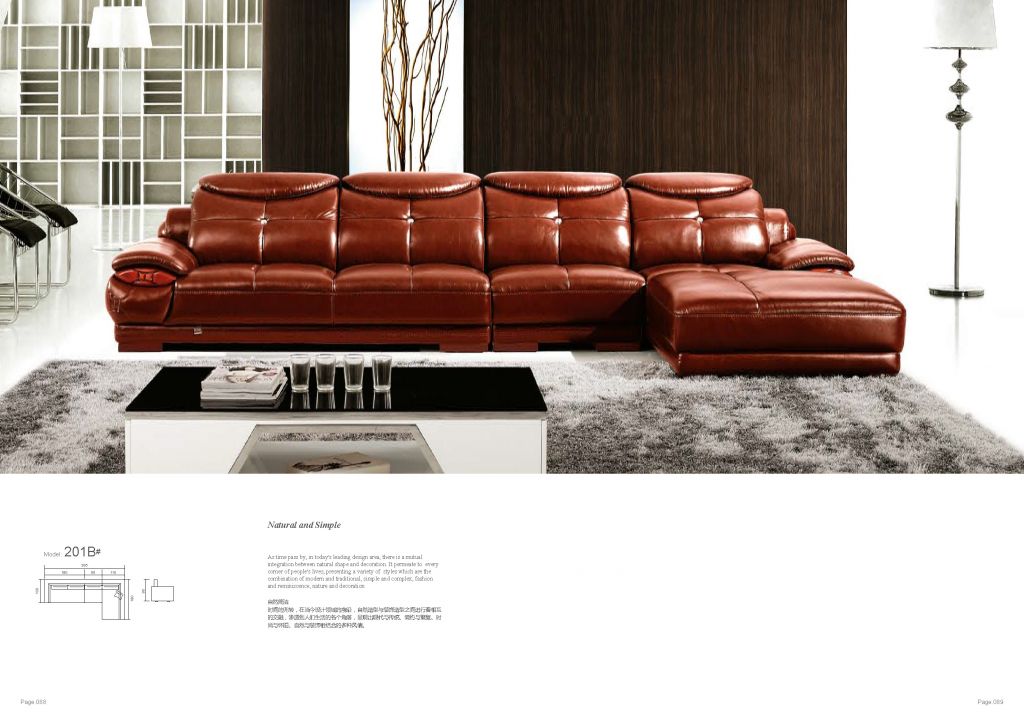 furniture modernos living room leather sofa set , sofa in a box modern sofa bed