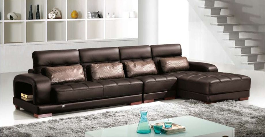 furniture modernos living room leather sofa set , sofa in a box modern sofa bed