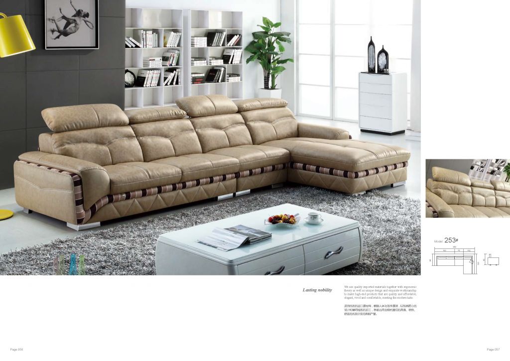 furniture modernos living room leather sofa ,Modern Genuine Leather Sofa