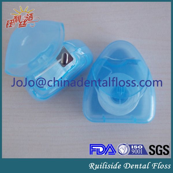 Triangle Shape polyester Dental Floss